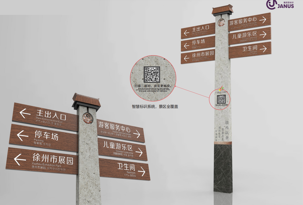 景區(qū)區(qū)域指引標識